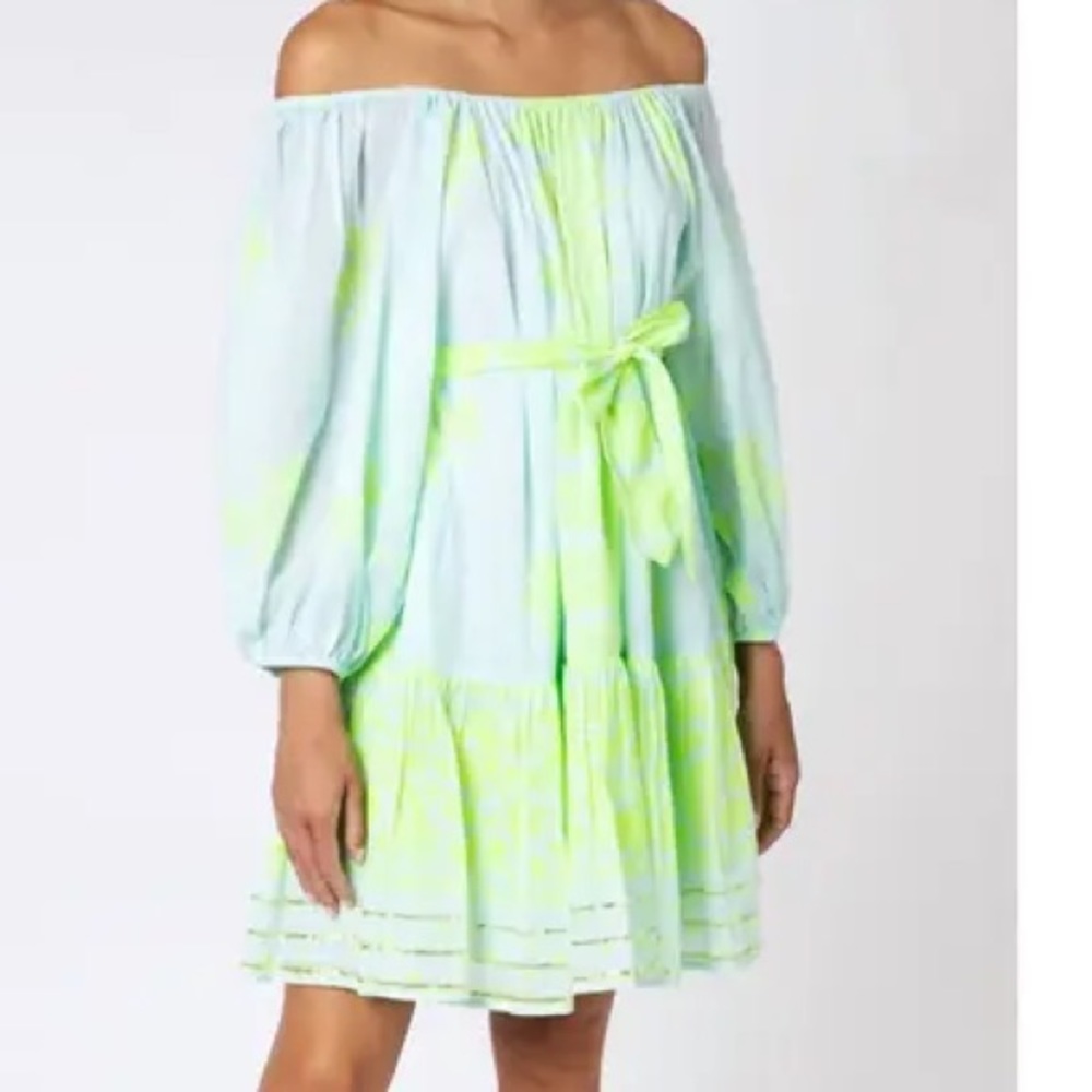 NWOT Juliet Dunn Boho Dress with belt
